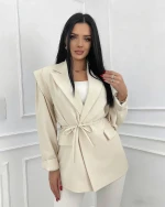 Blazer σακάκι με ρυθμιζόμενη μέση