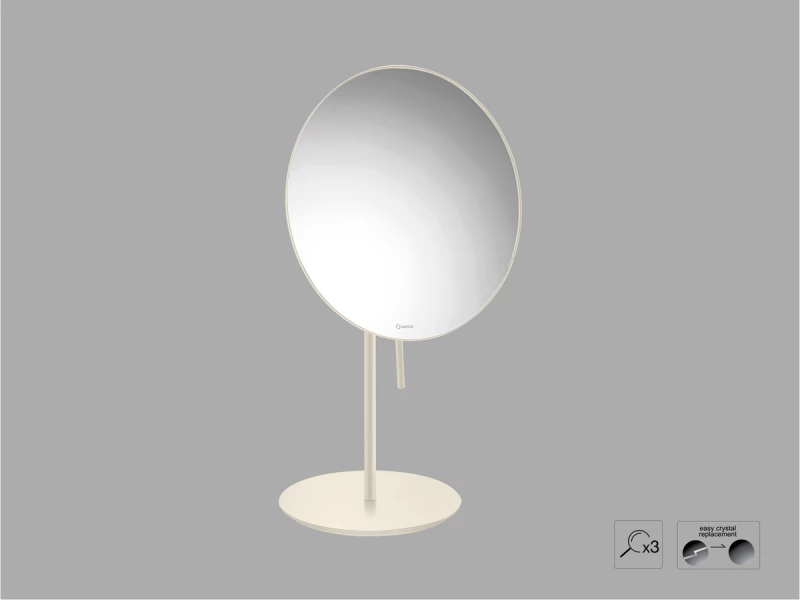 Sanco Cosmetic mirrors Μεγεθυντικός καθρέπτης x3 Μπεζ ματ MR-703-Μ102