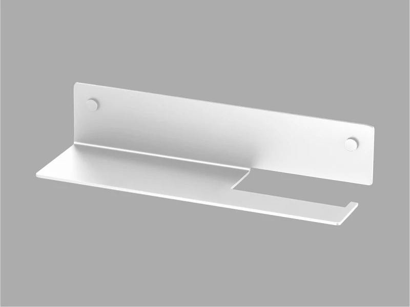 Sanco Shelves Ράφι με Χαρτοθήκη Λευκό ματ SH-0504-Μ101
