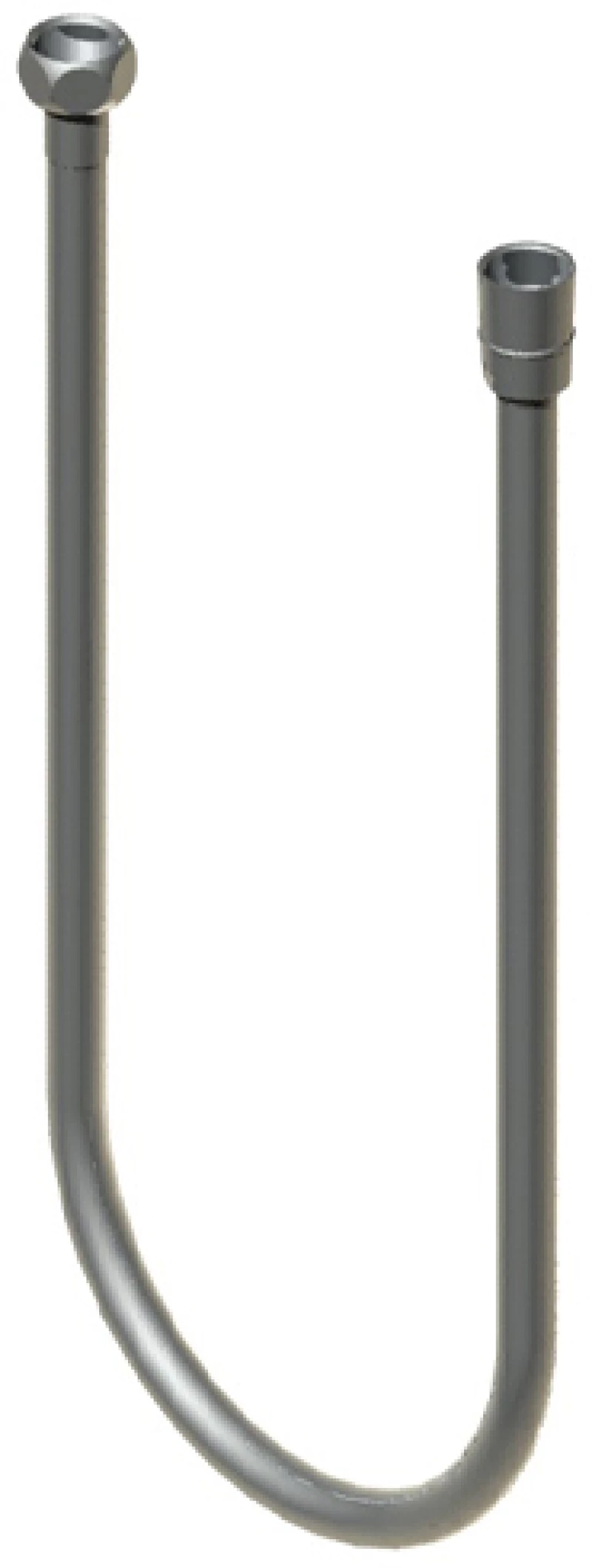 Horus Compléments Classic Collection - Exposed Flexible Hose 200 Cm with Swivelling Nut Anti Twisting - Chrome 46.465-CH