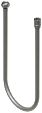 Horus Compléments Classic Collection - Exposed Flexible Hose 200 Cm with Swivelling Nut Anti Twisting - Chrome 46.465-CH