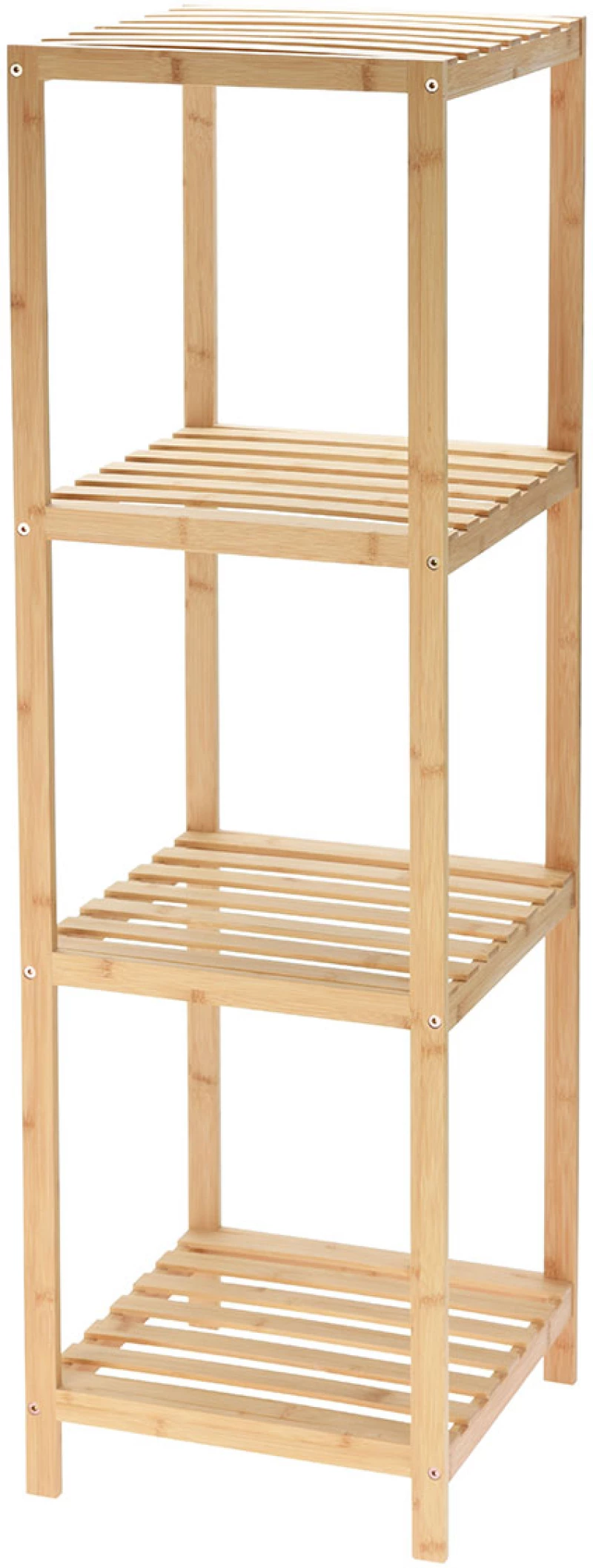 Ραφιέρα Μπάνιου 4 Επιπέδων από Bamboo 34x33x111cm MRShome  DF-0048000