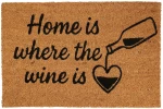 Πατάκι Εισόδου 40x60cm ''Home is where the wine is'' MRShome  DF-0007001