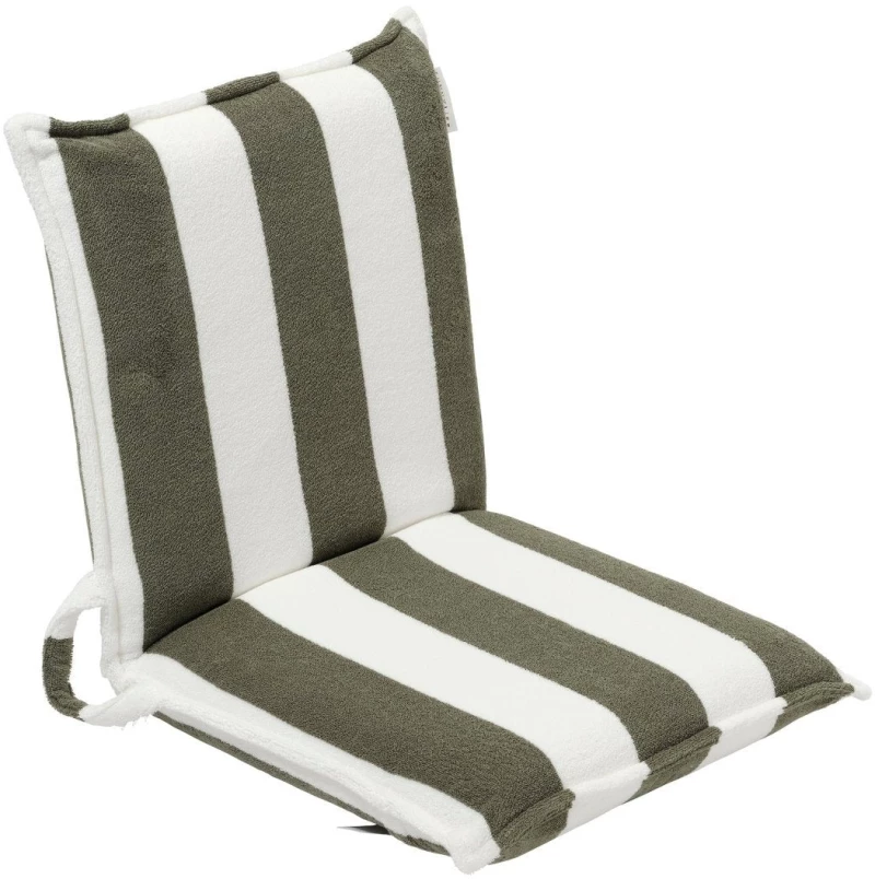 SunnyLife Καρέκλα Ξαπλώστρα Παραλίας Πτυσσόμενη The Vacay Olive Stripe