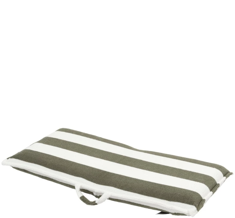 SunnyLife Καρέκλα Ξαπλώστρα Παραλίας Πτυσσόμενη The Vacay Olive Stripe