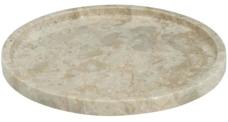Διακοσμητική Πιατέλα Marble 86458 20x20x2cm Beige Artekko Μάρμαρο