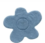 Πατάκι Μπάνιου Daria 01 Blue Kentia 60X60 100% Βαμβάκι