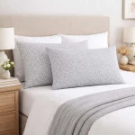 Μαξιλαροθήκες Emelia (Σετ 2τμχ) Grey Astron 52 X 72 100% Βαμβάκι