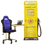Γραφείο Gasoline 162604229 60x120x200cm Yellow