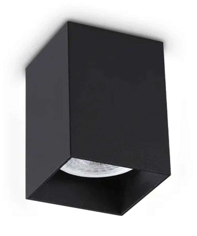 Φωτιστικό Οροφής - Spot Look Square 353845 GU10 6x10cm Black Ideal Lux