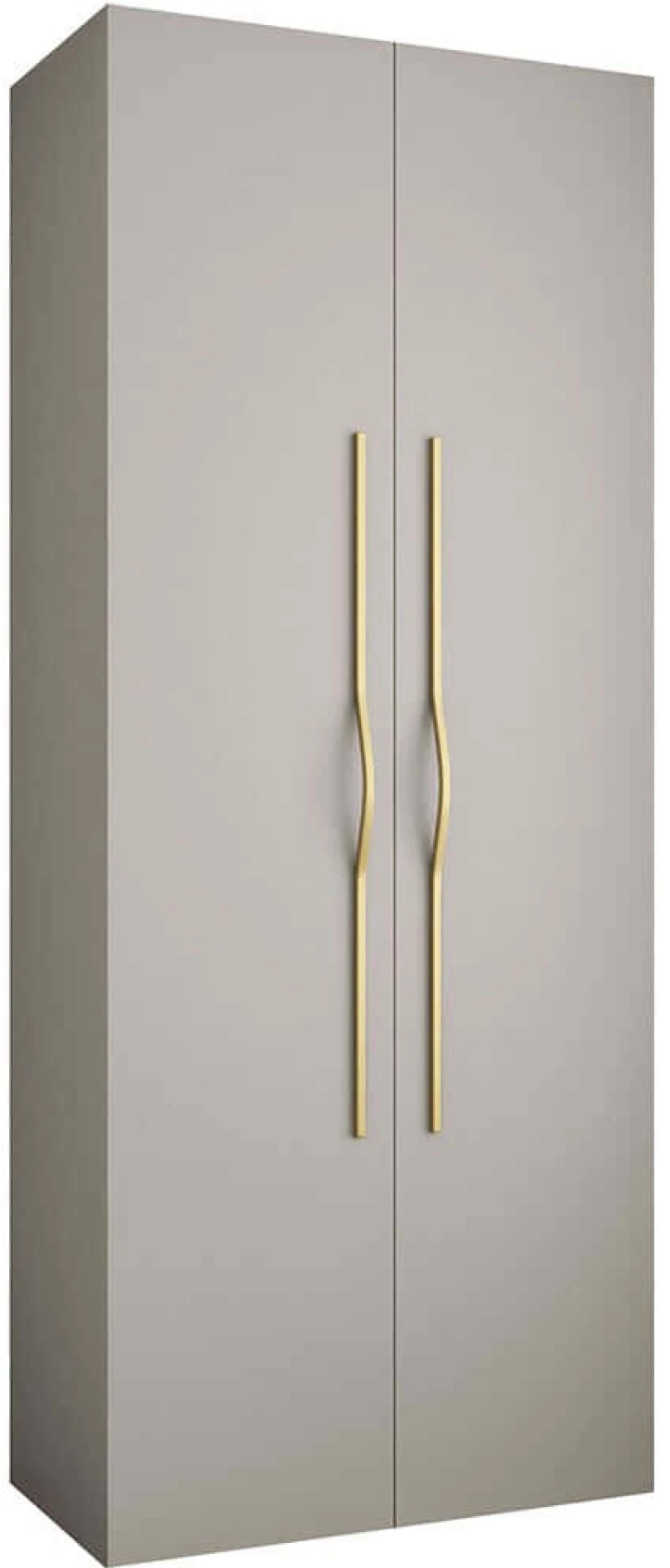Ντουλάπα Δίφυλλη Como II 163056159 100x52x246cm Cashmere-Gold Δίφυλλη