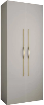 Ντουλάπα Δίφυλλη Como II 163056159 100x52x246cm Cashmere-Gold Δίφυλλη