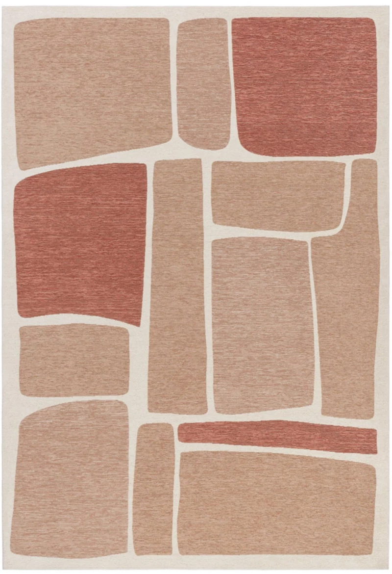 Χαλί Chandilly Pietra Beige-Orange-Red Carpet Couture 240X340cm