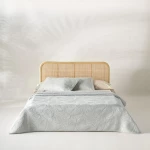 Κουβερλί Infinity 22 (Σετ 3τμχ) Grey Kentia Υπέρδιπλo 230x250cm Βαμβάκι-Μικροφίμπρα