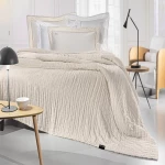 Κουβερλί Must 2 Όψεων Natural-Sand Guy Laroche King Size 270x250cm 100% Βαμβάκι