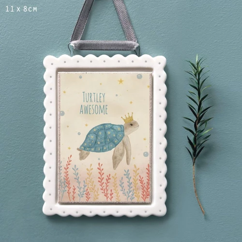 Κάδράκι δαντέλα-Turtley awesome