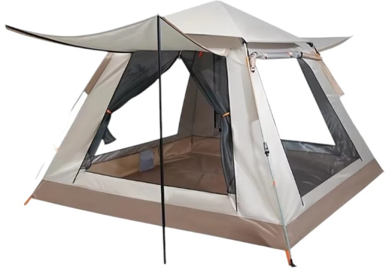 Σκηνή Camping 3 ατόμων με σκίαστρα - YB3021 - 2x2m - 960002 - Beige