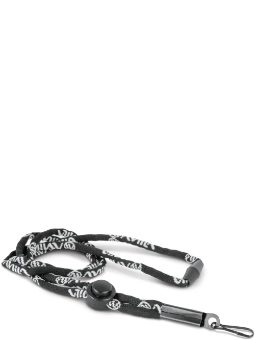 Κορδόνι Ασφαλείας Σφυρίχτρας Whistle Lanyard - Μαύρο