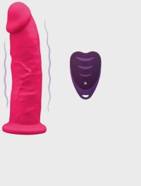 Realistic Vibrator Silexd Remote Control, 10 Vibration Modes, Si