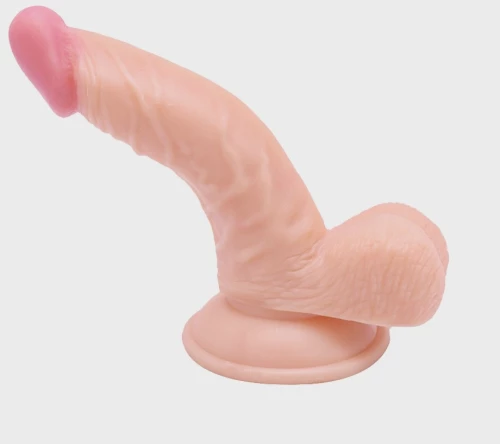 Lauren Realistic Dildo with Suction Cup,Natural, 14.9 cm