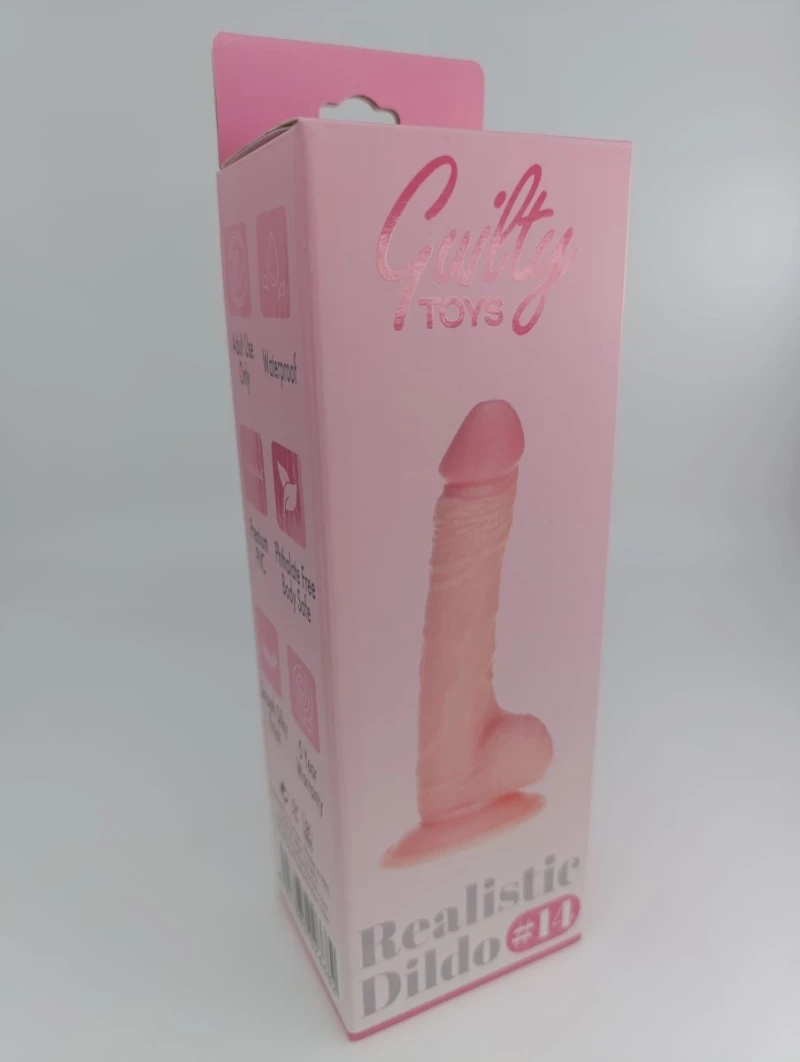 No. 14 Realistic Dildo, Flesh, 19.7 cm, Guilty Toys