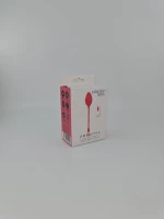 Vibrating Egg Ambrosia, 10 Modes, Silicone, USB, Red, 19 cm