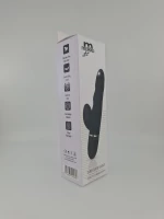 Great Rabbit Vibrator, 10 Vibration Modes, Silicone, USB, Black,