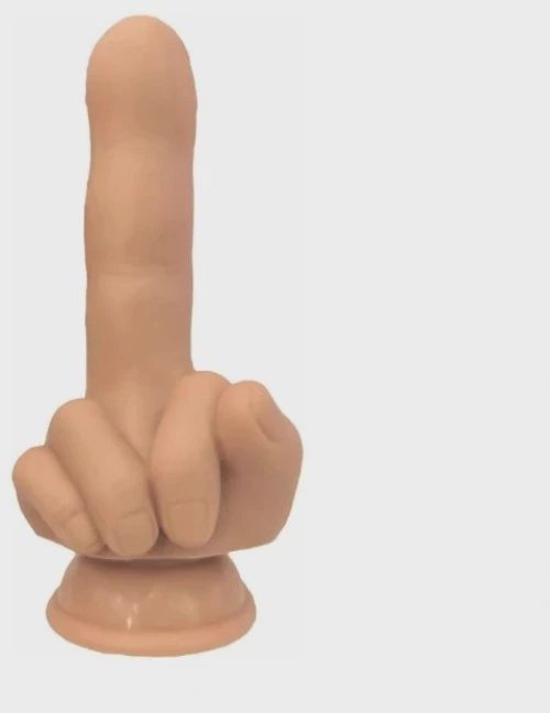 Small-Middle Finger Dildo, Liquid Silicone, Flash, 15.5 cm, Pass