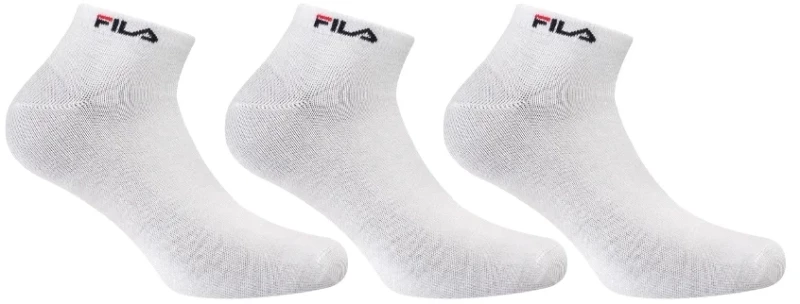 Κάλτσες FILA - Λευκές Bamboo - Unisex - 3 Pack Socks