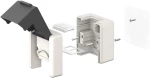 GOOBAY κυτίο για 2x Keystone modules 79169, εξωτερικού χώρου, IP44, λευκό/μαύρο