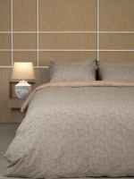 Σετ Σεντόνια Cotton Feelings 928 Beige Υπέρδιπλο (235x270)