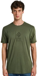STAFF Ανδρικό πράσινο κοντομάνικο -Shirt 64-006.055.Ν0093