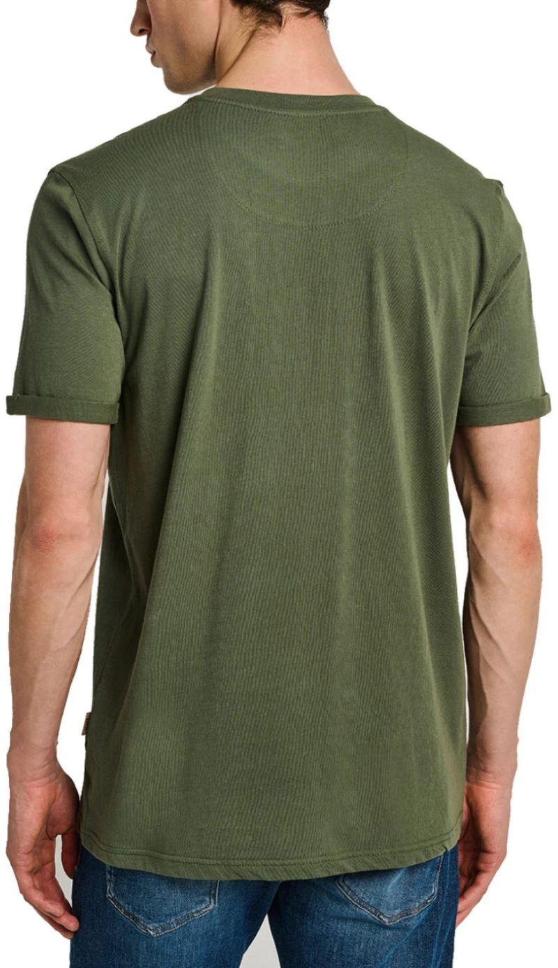 STAFF Ανδρικό πράσινο κοντομάνικο -Shirt 64-006.055.Ν0093