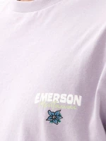 EMERSON Ανδρικό λιλά μπλουζάκι T-Shirt 231.EM33.122 LILAC..