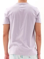 EMERSON Ανδρικό λιλά μπλουζάκι T-Shirt 231.EM33.122 LILAC..