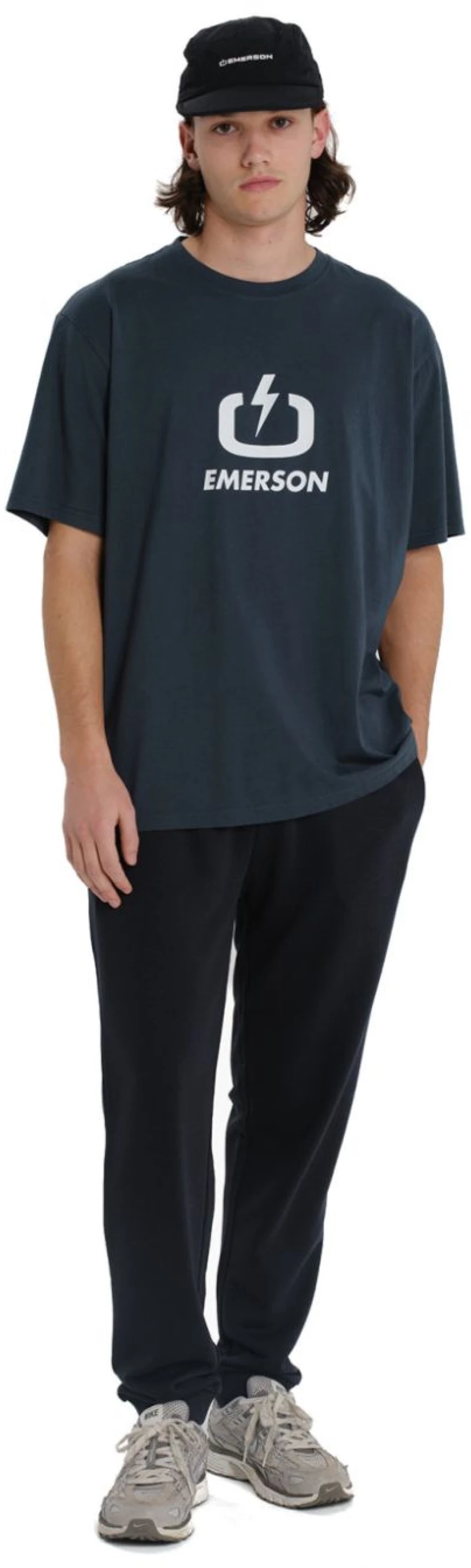 EMERSON Ανδρικό μπλέ μπλουζάκι T-Shirt 261.EM33.01 Teal Blue..
