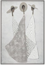 LIBERTA TRINITY ΠΙΝΑΚΑΣ ΔΙΑΚΟΣΜΗΣΗΣ 80x120x4cm ΚΑΜΒΑΣ OFF WHITE STONE GREY ΞΥΛΟ ΓΚΡΙ
