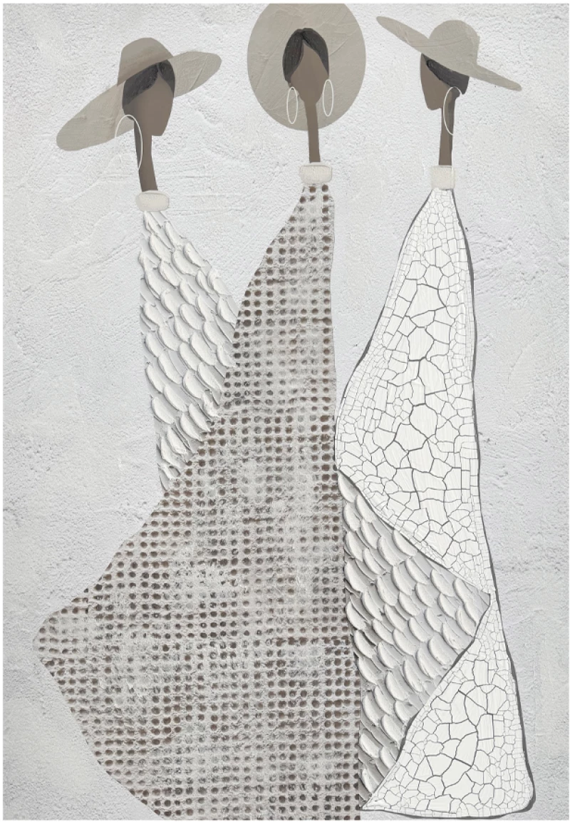 LIBERTA TRINITY ΠΙΝΑΚΑΣ ΔΙΑΚΟΣΜΗΣΗΣ 80x120x4cm ΚΑΜΒΑΣ OFF WHITE STONE GREY ΞΥΛΟ ΓΚΡΙ