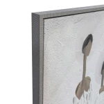 LIBERTA TRINITY ΠΙΝΑΚΑΣ ΔΙΑΚΟΣΜΗΣΗΣ 80x120x4cm ΚΑΜΒΑΣ OFF WHITE STONE GREY ΞΥΛΟ ΓΚΡΙ
