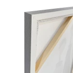 LIBERTA TRINITY ΠΙΝΑΚΑΣ ΔΙΑΚΟΣΜΗΣΗΣ 80x120x4cm ΚΑΜΒΑΣ OFF WHITE STONE GREY ΞΥΛΟ ΓΚΡΙ