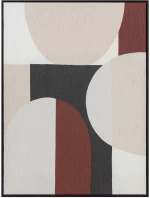 LIBERTA ROVA ΠΙΝΑΚΑΣ ΔΙΑΚΟΣΜΗΣΗΣ 60x80x3cm ΚΑΜΒΑΣ ΠΟΛΥΧΡΩΜΟ MDF ΜΑΥΡΟ