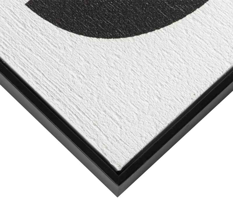 LIBERTA PRISMA ΠΙΝΑΚΑΣ ΔΙΑΚΟΣΜΗΣΗΣ 60x80x3cm ΚΑΜΒΑΣ ΠΟΛΥΧΡΩΜΟ MDF ΜΑΥΡΟ