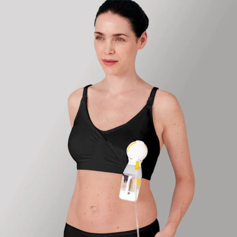Medela Στηθόδεσμος Θηλασμού & Άντλησης 3in1 Nursing and Pumping Bra Μαύρο XLarge 101043831
