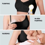 Medela Στηθόδεσμος Θηλασμού & Άντλησης 3in1 Nursing and Pumping Bra Μαύρο XLarge 101043831