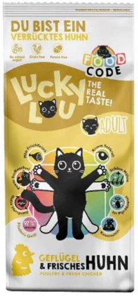 Lucky Lou Ξηρά Τροφή Γάτας Food Code Adult Πουλερικά & Φρέσκο Κοτόπουλο 9kg