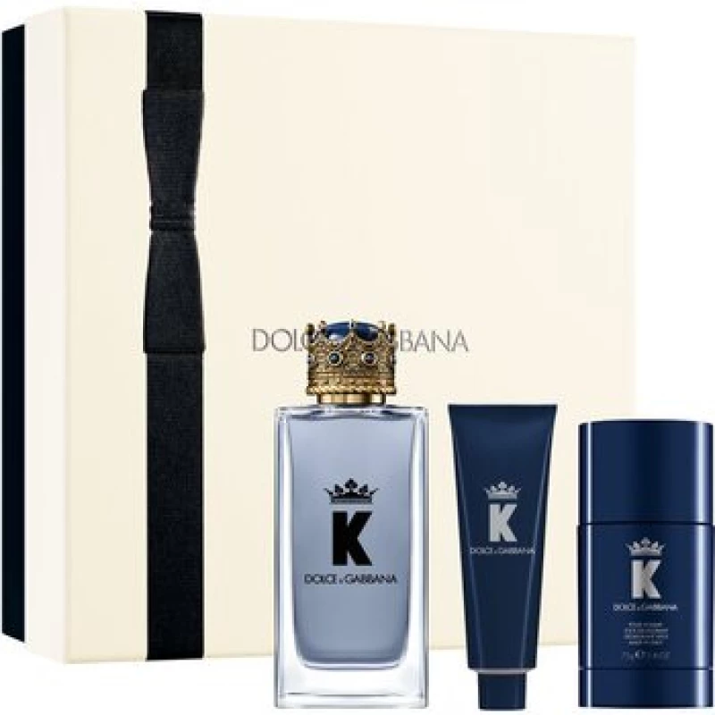 Dolce Gabbana-K by Dolce Gabbana Dárková sada EDT 100 ml, sprchový gel 50 ml a deostick 75 g-100ml