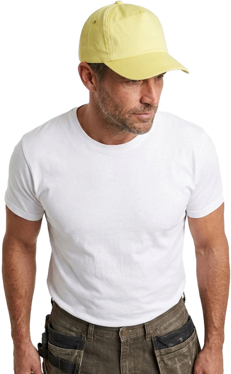 Βαμβακερό Τζόκεϊ Εργασίας Κίτρινο - Baseball Cap Rocky Yellow