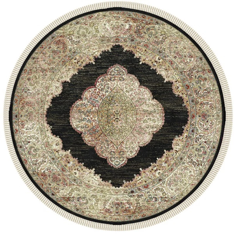 Χαλί μηχανής Viscoge Στρογγυλό 160x160 Sonia 9935/308330 New Plan