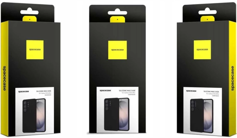 Θήκη Samsung Galaxy S26 Ultra Spacecase Silicone Mag Case Σιλικόνης με MagSafe - Black (5905719139636)