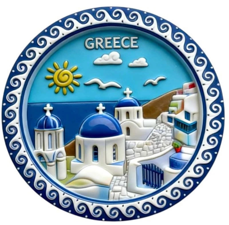 Τουριστικό μαγνητάκι Souvenir - Σετ 12pcs - Greece - 678539